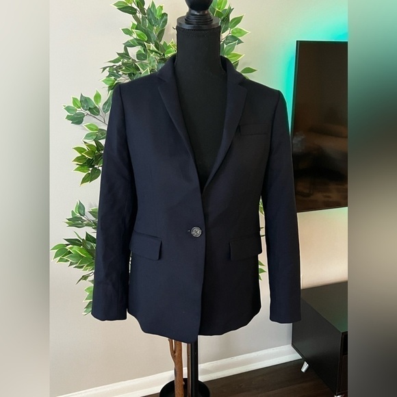 J.Crew Regent blazer in wool flannel Black Size 6P - Picture 5 of 10